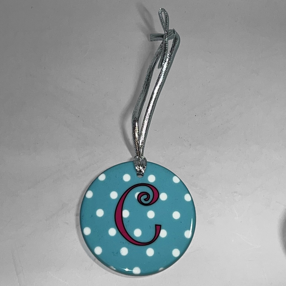 Letter "C" Ornament